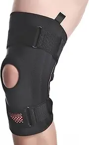 Krujecnt Knee Pads Support, Unisex Knee Support Pad, Breathable Fabric Heavy Duty Knee Pads for Football, Running, Cycling, Basketball