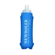 NEWBOLER BOT225 Foldable Soft Water Bottle Collapsible Portable Sports Bottle BPA-free - 500ml, Blue