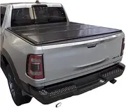ALCYBD Hard Shell Folding Truck Bed Tonneau Cover Fits Compatible for Dodge Ram 2009-2025 1500 6' 4"" Bed Without Compatible for Ram Box (76.3"") - Tulh012