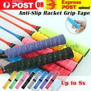 Up to 8x Anti-slip Badminton Tennis Racket Over Grip Tape Racquet Rod Sweatband