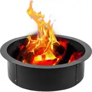 VEVOR Outdoor Fire Pit Ring 106cm BBQ Table Grill Garden Wood Burning Fireplace
