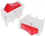 OKUMEYR 2 Pcs Water Dispenser Switch On and Off Switch Heavy Duty Toggle Switch Water Dispenser Toggle Switch Automotive Toggle Switches Power Switch with Light Rocker Switch Plastic
