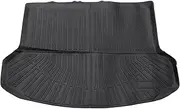 REPAIROCK Cargo Liner Trunk Mat Trunk Cargo Luggage Boot Tray Mat for Kia Seltos 2020-2023 Without Audio Speaker Black TPE 1 Pc Flat Face Stripe Pattern