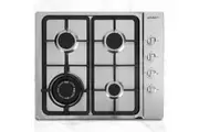 Devanti Gas Cooktop 60cm Stove Hob Silvir
