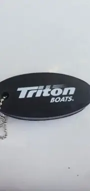 Triton Boat Float Key Chain