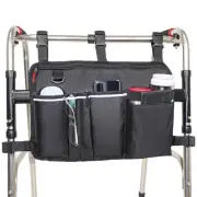 Walker Bag Walker Basket for Folding Walker with Cup Holder, Rollator Organiz...