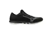 Mizuno Mens Wave Shadow 4 Lightweight Running Shoes (Black/White)