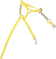 CORHAD Practical Horse Riding Accessory Reflective Bridle Headstall Horse Head Collar Adjust Headstall Reflective Yellow