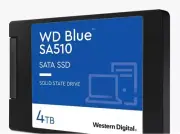 Western Digital WD Blue SA510 4TB SATA SSD High Speed Powerful Solid State Drive