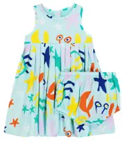 [Stella McCartney Kids] Stella McCartney Kids Baby cotton dress and bloomers M 3 multicoloured