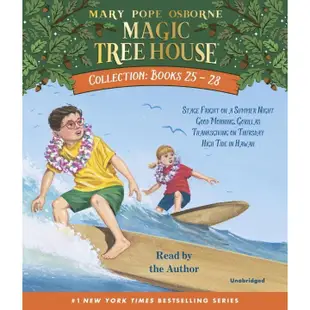Magic Tree House Books 25-28 (audio CD, unabridged)(有聲書)/Mary Pope Osborne【三民網路書店】