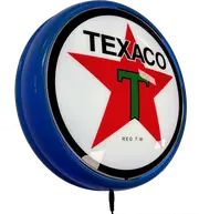 TEXACO Motor Oil LED Bar Lighting Wall Sign Light Button Light Blue