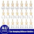 10/20x Car Hanging Diffuser Air Freshener Perfume Empty Bottle DIY Container AU
