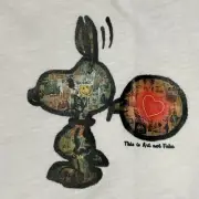 PEANUTS Snoopy m21 Awesome T-Shirt 2312271-00 White Xl