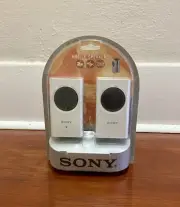 NOS Sony SRS-M30 Portable Active Speaker System for CD MP3 Walkmans Sealed