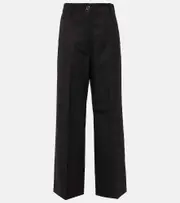 [Patou] Patou Wide-leg wool pants AU 12 black
