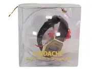 Jordache Quartz Watch Ornament Ball Designer Gold Dial Brown Band NOS