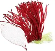 100pcs Watermelon Mesh Bag Net Bag Fruit Mesh Bag Household Fruit Bag Reusable Produce Bags Mesh Fruit Bags Storage Pouch Mesh Produce Bags Hanging Watermelon Nets Mesh Bags Pp Red