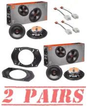 4X JBL Club620F 6.5" Front/Rear Door Speakers for 2002-2008 Dodge RAM 1500