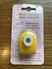Crafts Button Paper Punch- Michael's- MINI STAR PUNCH