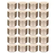 24 Pcs Candle Jar Decorative Labels Empty Storage Tins Candle Tin Can5190