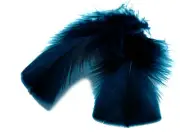 1 Pack - Peacock Blue Turkey T-Base Plumage Feathers 0.50 Oz. Fly Tying Supply