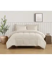 Truly Soft Green Solid Comforter Set