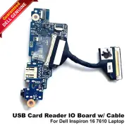 Genuine Dell Inspiron 16 7610 USB Audio SD Card Reader IO Board with Cable R4KFW