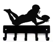 Football Catcher Key Rack- Made in USA - 2 size options
