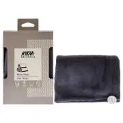Microfiber Hair Wrap Towel - Grey by Nykaa Naturals for Women - 1 Pc Towel