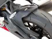 Fits Honda CBR1000RR & SP 20-2024 Matt Black & Silver Mesh Rear Hugger by Powe