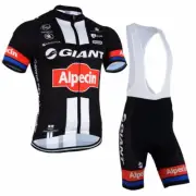 Giant Alpecin Cycling Kit Clothing Short Sleeve Jersey Padded Gel Bib Shorts