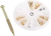 Beavorty 1Set Nail DIY Pendant Charm with Hand Drill Tool Lightweight Nail Art Accessories for Creative Manicure Designs for Home the Go Use
