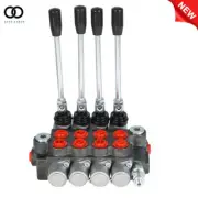 BSPP 11GPM 4 Spool Hydraulic Directional Control Valve +Conversion Plug