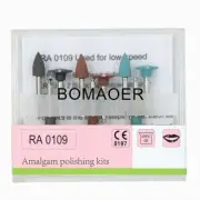 1 Set Dental Amalgam polishing kits RA0109 for low-speed 9 rubber polisher