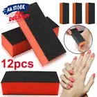 12 Pcs Tip Beauty Buffer Sanding Block Buffing Files Nail Art Sponge