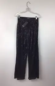 NASTY GAL Sequin Party Pants Womens 4 NEW