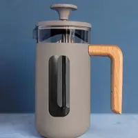 在飛比找momo購物網優惠-【LaCafetiere】法式濾壓壺 奶茶灰350ml(泡茶