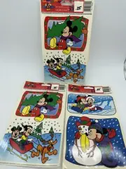 Vintage Stuff For Kids Mickey Mouse & Friends Static Window Party Clings 3