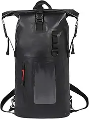 [Generic] Dry Bag Backpack | Waterproof Dry Bags Backpack | 30L Portable Storage Pack Large Capacity For Swimming, Kayaking, Camping, Boating Travel For Beach Dry Backpack In Part, Black, Consulte la