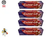 CLOSE-UP Toothpaste Freshening Gel Cinnamon Blast 4.0 oz (4-pack) EXP 12-25
