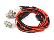 Precision Bright LED (4) Light Kit, Metal Housings for 1/10 & 1/8 Scale RC