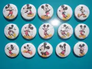 Mickey Mouse buttons flat backs or pin badge cabochons embellishments magnets