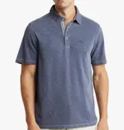 Tommy Bahama Paradiso Polo Short Sleeve, Denim Blue, Small