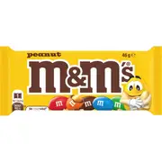 M&M's Peanut Milk Chocolate Singles Bag 46g