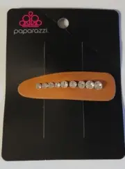 Snap Out Of It Brown Paparazzi Hair Clip Accessory
