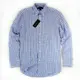 美國百分百【全新真品】Tommy Hilfiger 襯衫 TH 男衣 格紋 休閒衫 長袖 上衣 藍色 S號