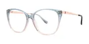 Kensie Serene Powder Blue Women’s Glasses Blue Size 55 - Private Health Rebate - Blue Light Block Available