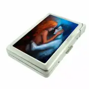 Fire Ice Em14 Cigarette Case with Built in Lighter Metal Wallet