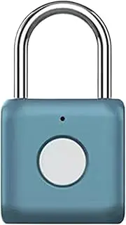 [Generic] Fingerprint Smart Padlock Lock - Keyless Biometric Thumbprint Lock, Electronic Security Padlock | Smart Locks for Suitcase, Backpack, Gym, and School Storage